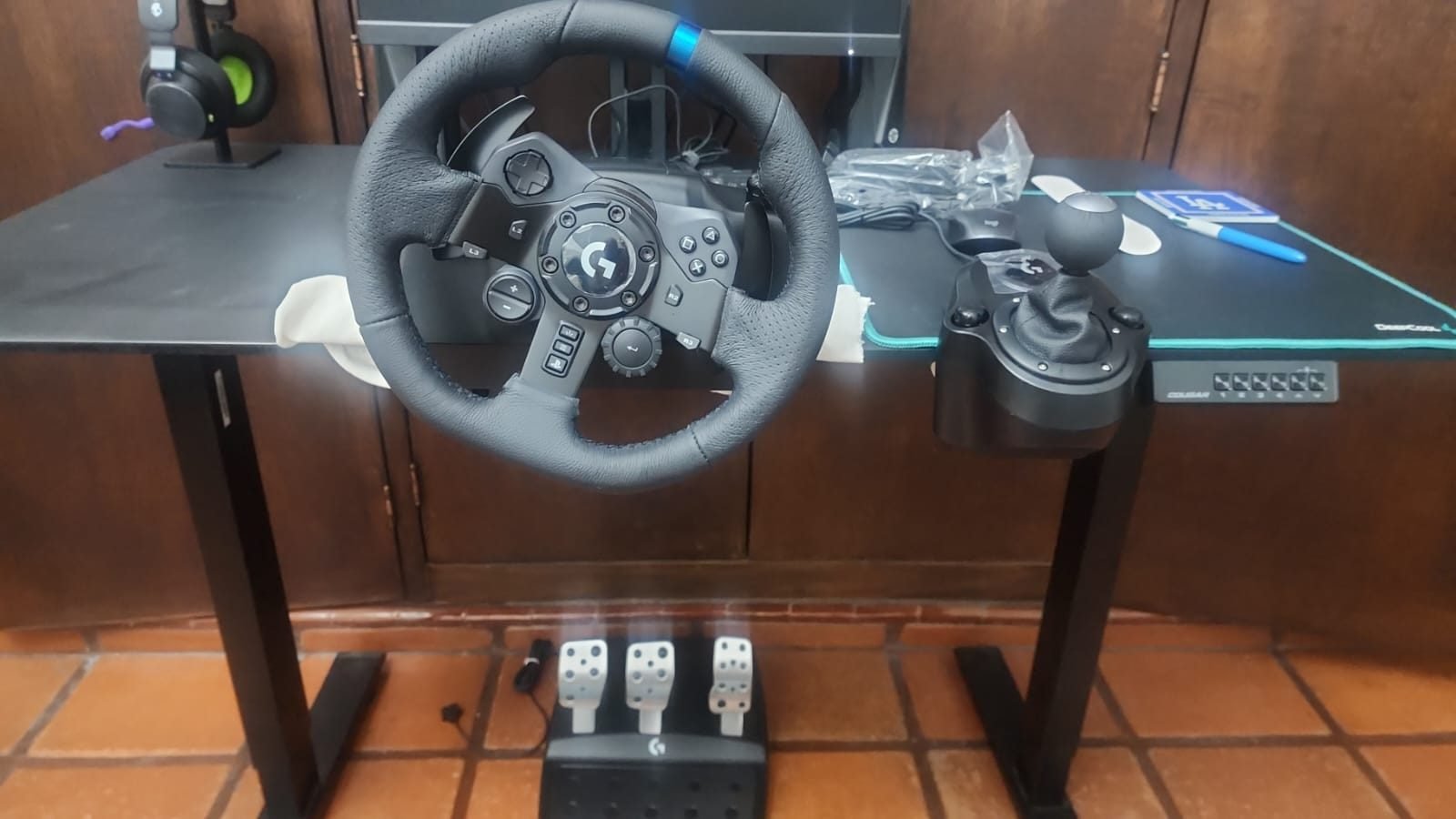 Volante y shifter, setup G29 en base genérica